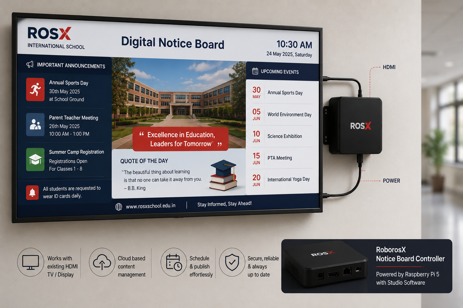 Digital Notice Board